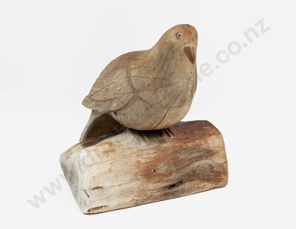 Carved Kereru 30cm H Image 1++