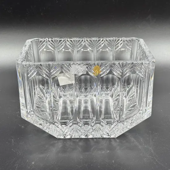 Russian Heavy Crystal Vase