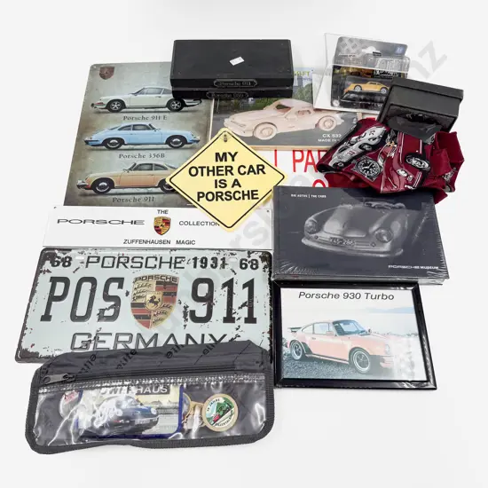 Collection of Porsche Collectibles