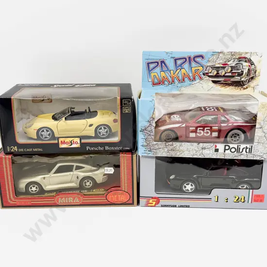 2 Boxed 1:24 Scale Porsche Models