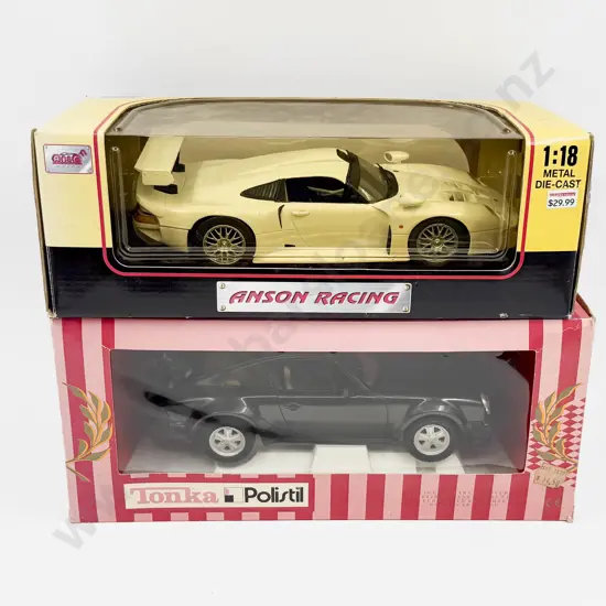 2 Boxed 1:18 Scale Porsche Models