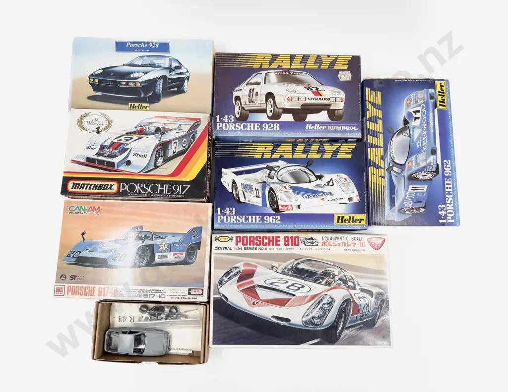 Seven Incomplete Kit Porsche Models Image 1++