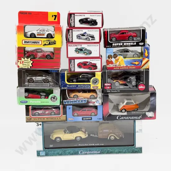 Collection Boxed Mixed Manufacture Porsche Models