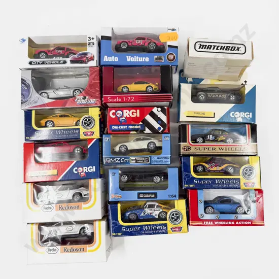 Collection Boxed Mixed Manufacture Porsche Models