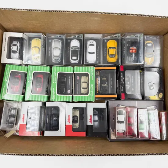 Collection Boxed Mixed Manufacture Porsche Models