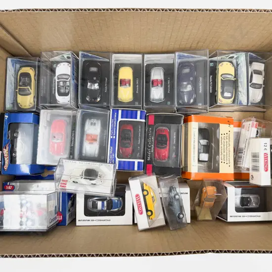 Collection Boxed Mixed Manufacture Porsche Models