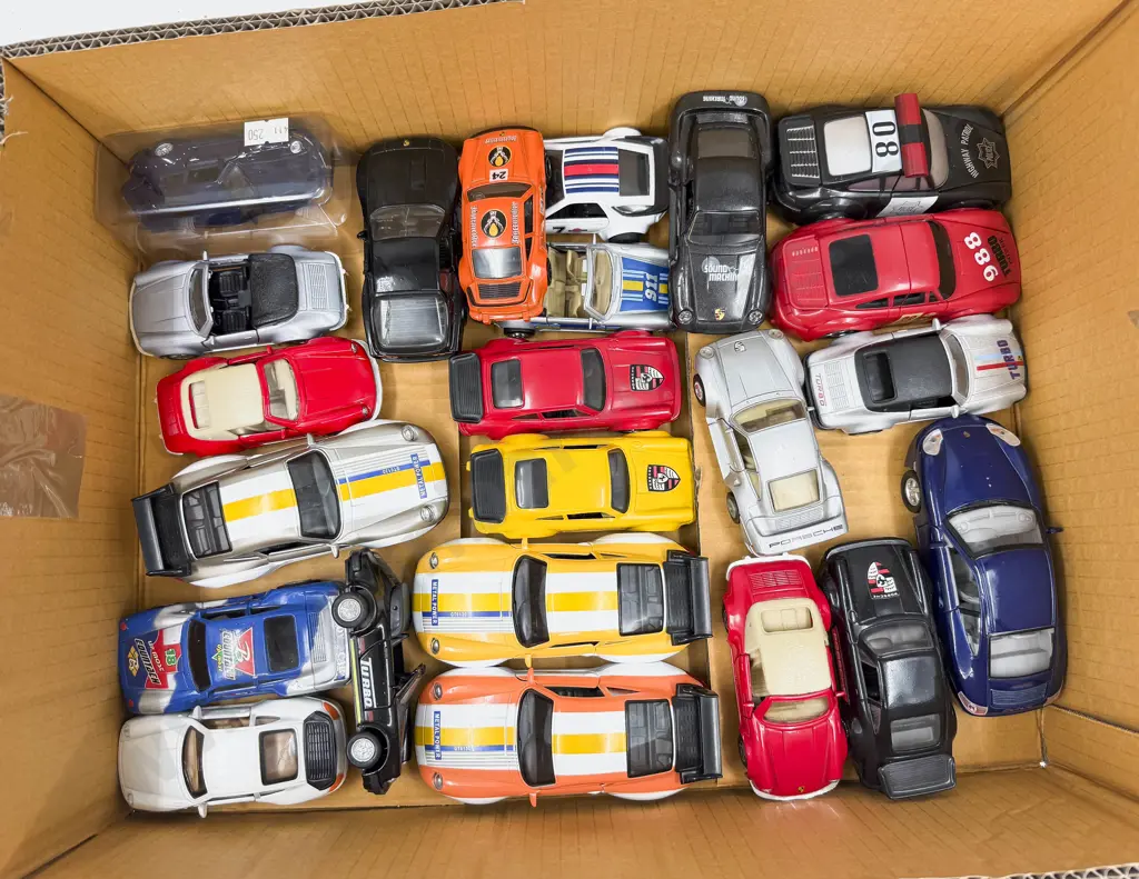 Collection Unboxed Mixed Manufacture Porsche Models Image 1++