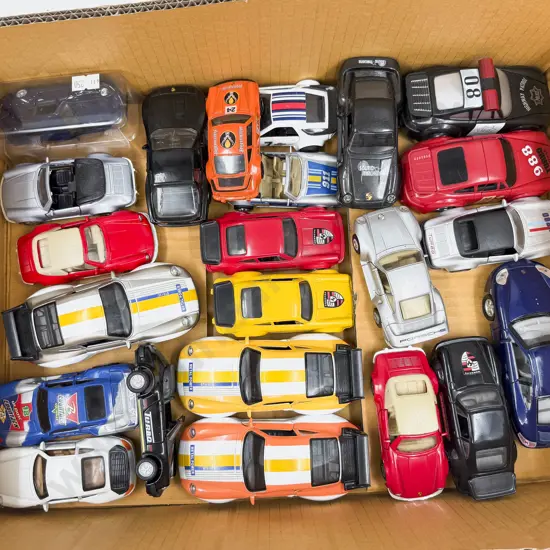 Collection Unboxed Mixed Manufacture Porsche Models