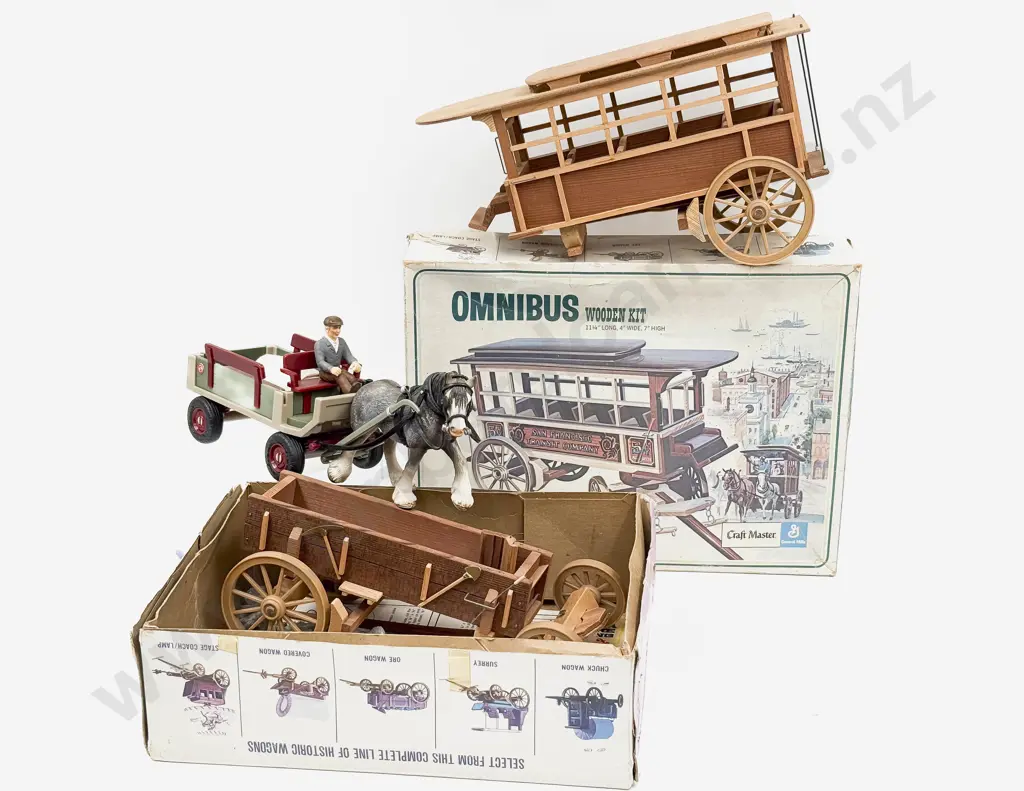 Two Completed Kit Wagon Models and Other Image 1++
