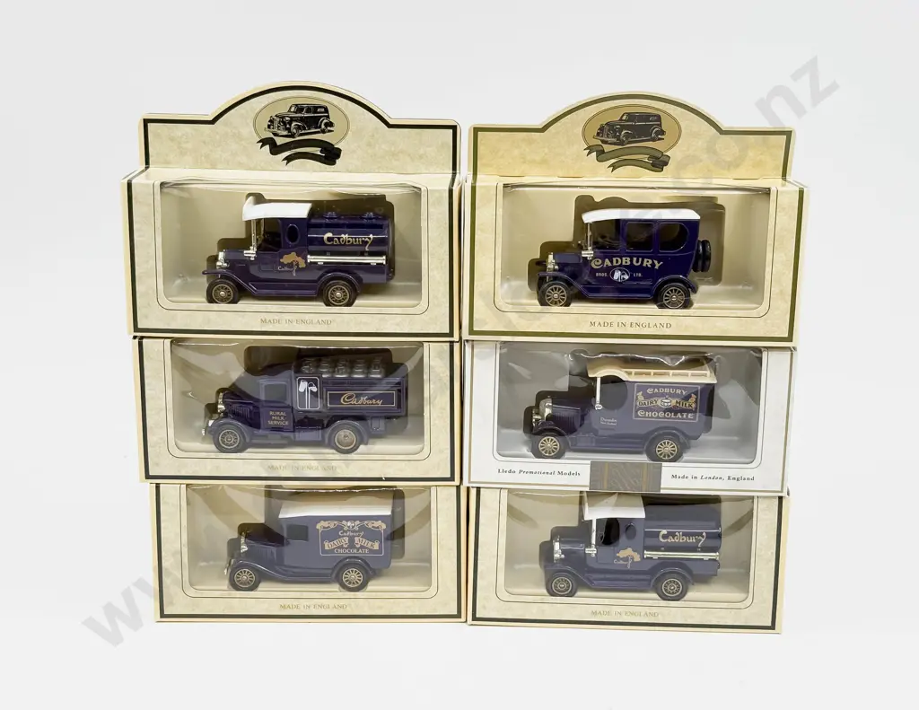Six Bode Lledo Vintage Cadbury Models Image 1++