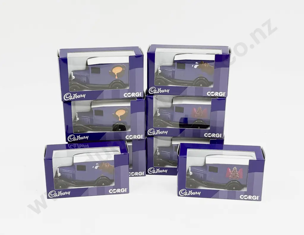 Eight Boxed Corgi Cadbury Advertising Models Image 1++