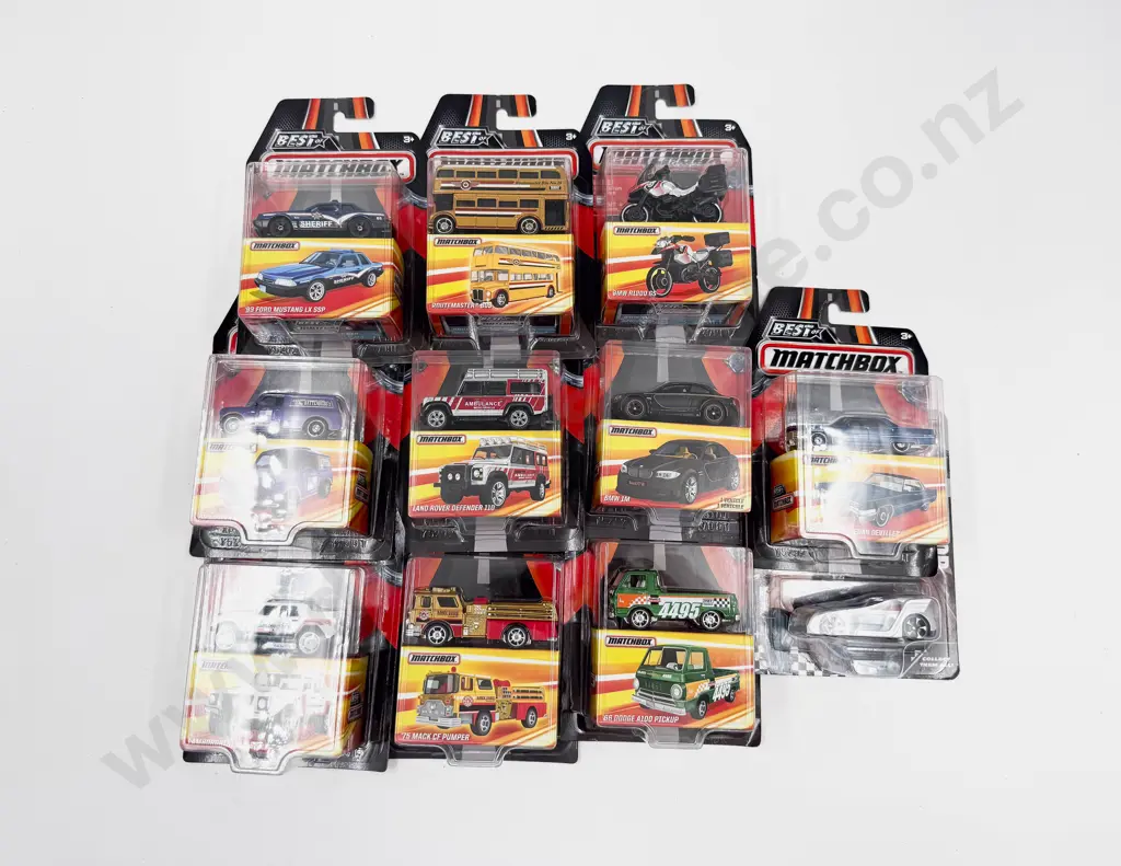 Ten Matchbox 1:75 and Marvel Models Image 1++