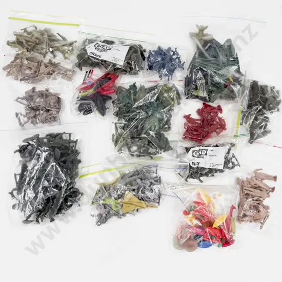 Qty Cereal Packet and War Gaming Figures Soldiers