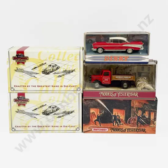 Five Boxed Matchbox Collectible Series Various Vehicles