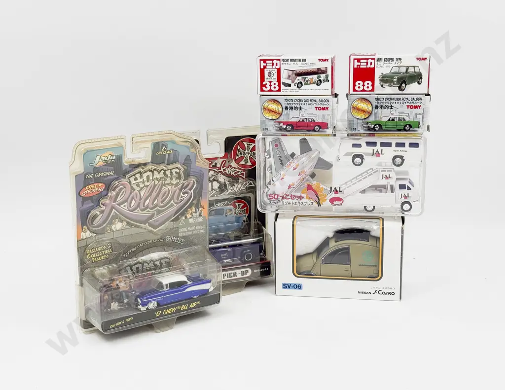 Jada and Tomy Diecast Vehicles and Assorted (Eight) Image 1++