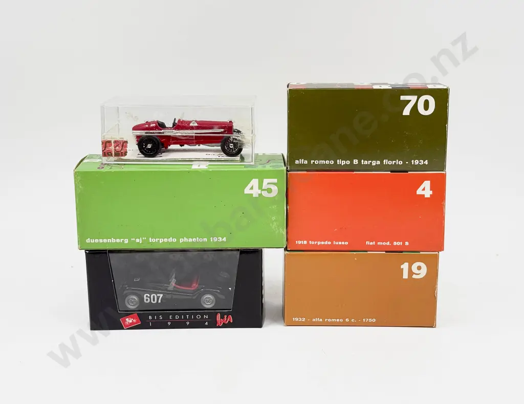 Five Boxed Rio Vintage Diecast Models and Single Bromm Image 1++