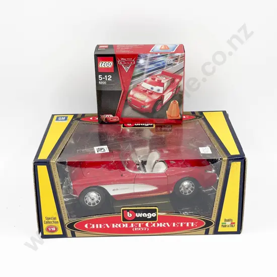 Burago 1:18 Chev Model and Lego Cars Model