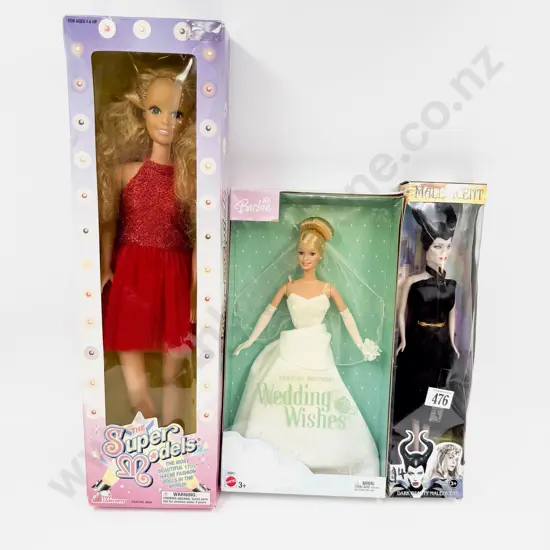 Boxed Wedding Barbie Maleficent and Teen Doll