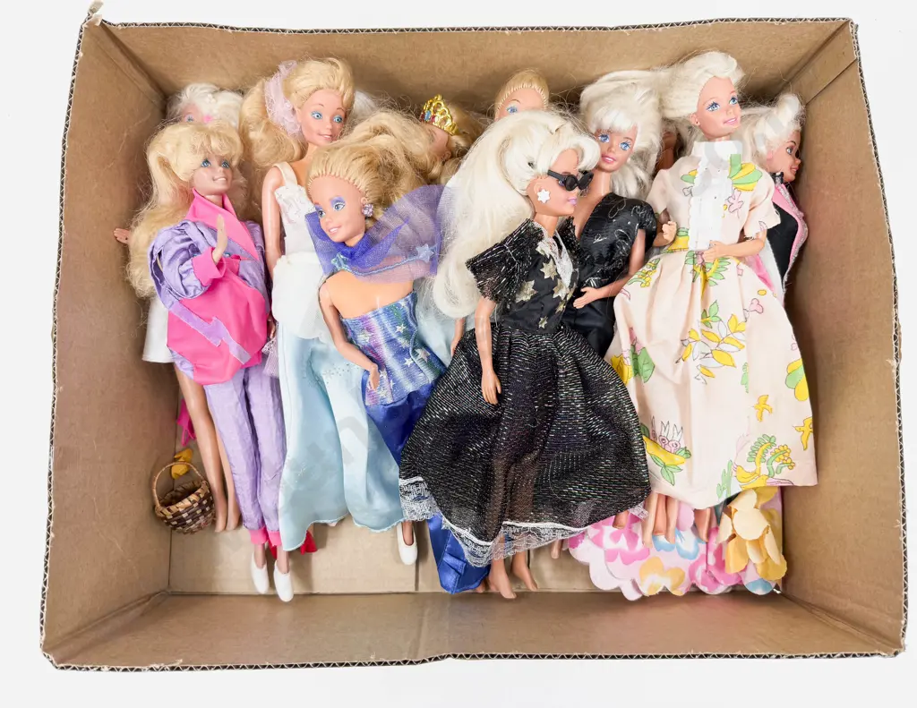 Qty Various Barbie Dolls Play Worn Image 1++