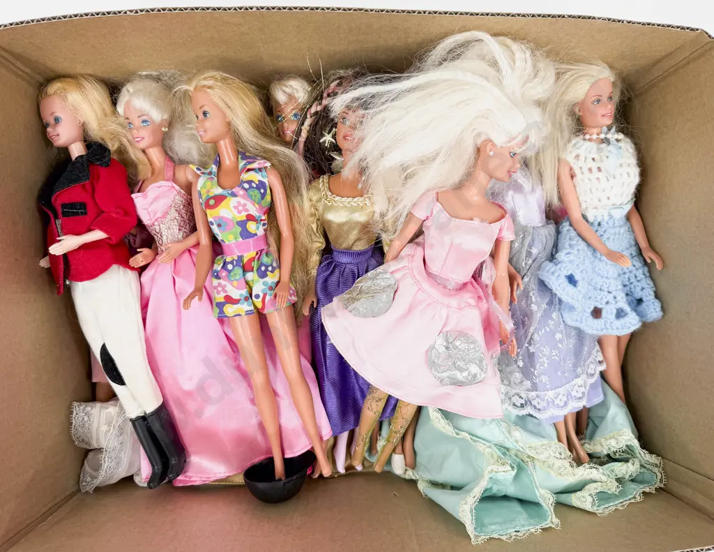 Qty Various Barbie Dolls Play Worn Image 1++