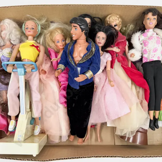 Qty of Assorted Teen Dolls Play Worn