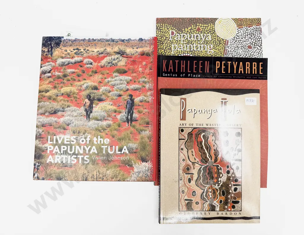 Four Assorted Papunya Tula Reference Volumes Image 1++