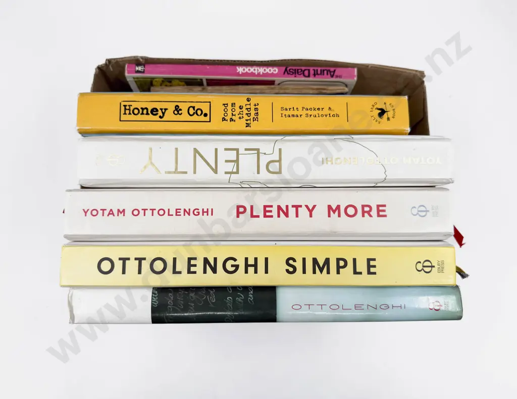 Four Yotam Ottolenghi Cookbooks and Other Image 1++