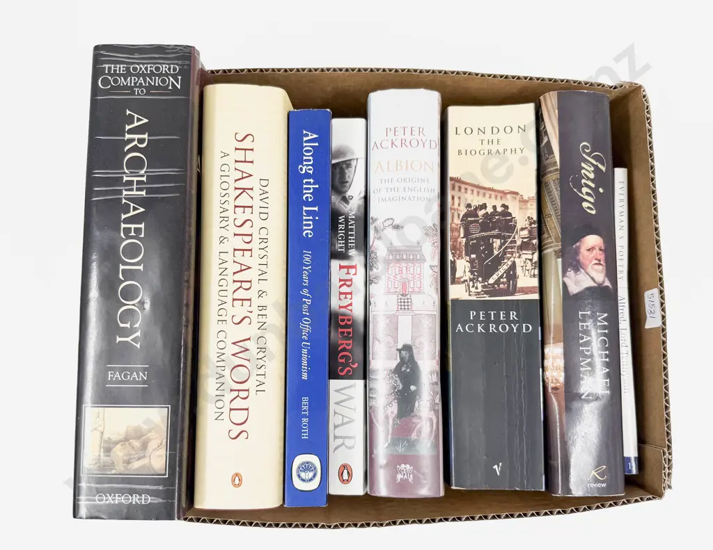 Box of Assorted Books Image 1++
