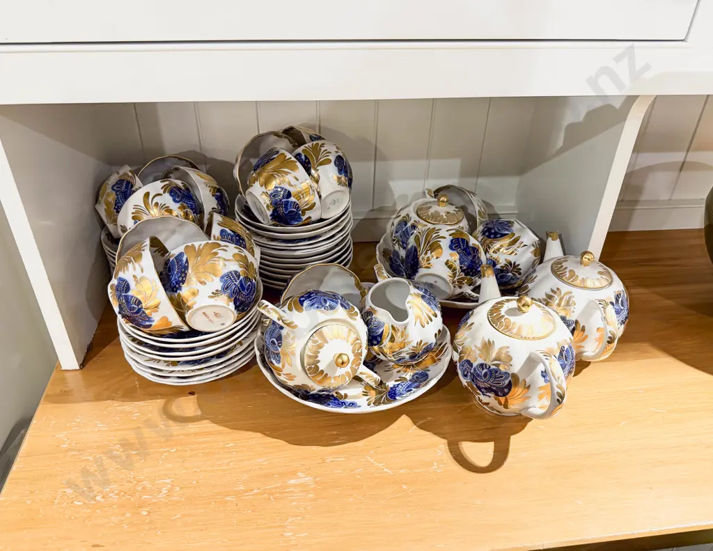 Two Russian Fancy China Art Tea Sets Image 1++