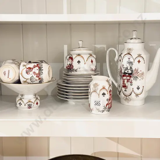 Russian Fancy China Part Coffee Set
