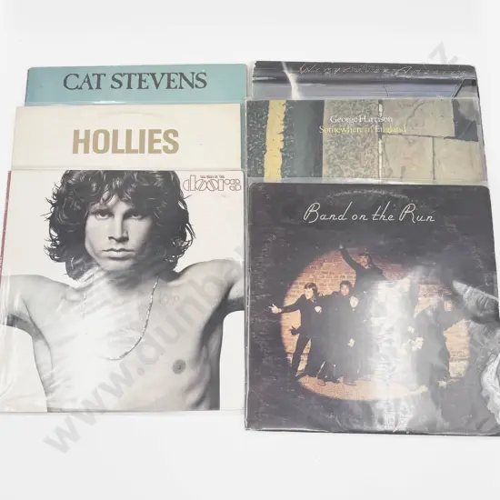Six Assorted Vinyl Records