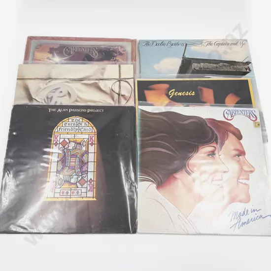 Six Assorted Vinyl Records