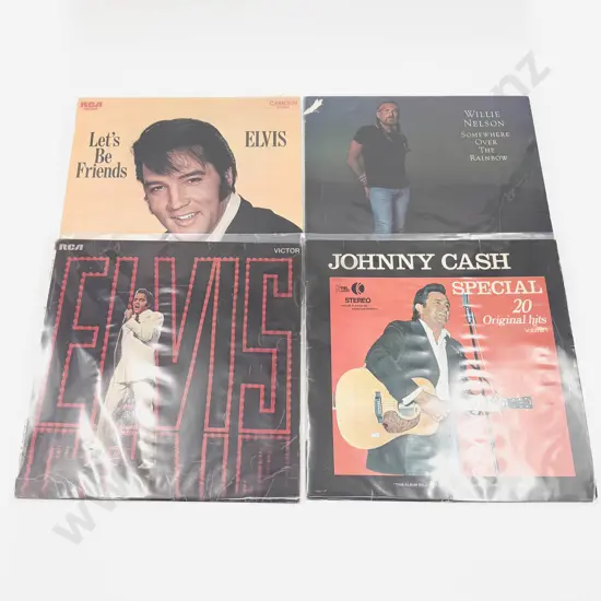 Six Assorted Vinyl Records