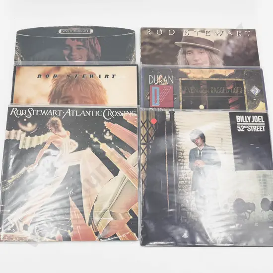 Six Assorted Vinyl Records