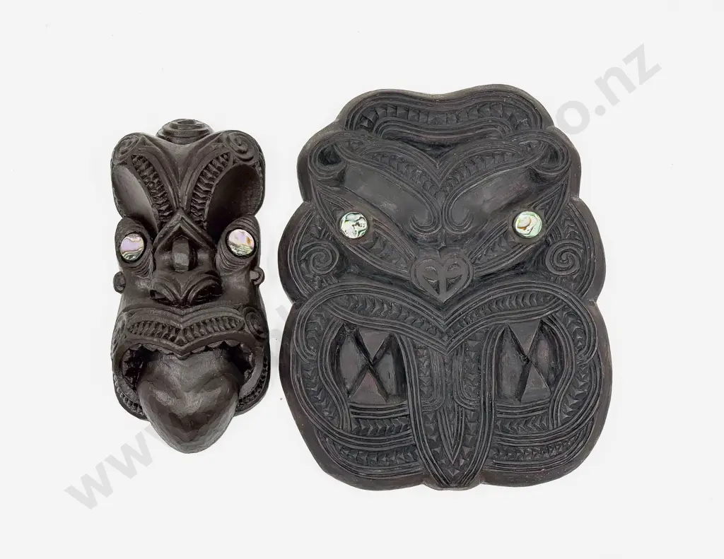 Two Tikki Wall Hangings Image 1++