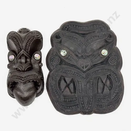 Two Tikki Wall Hangings