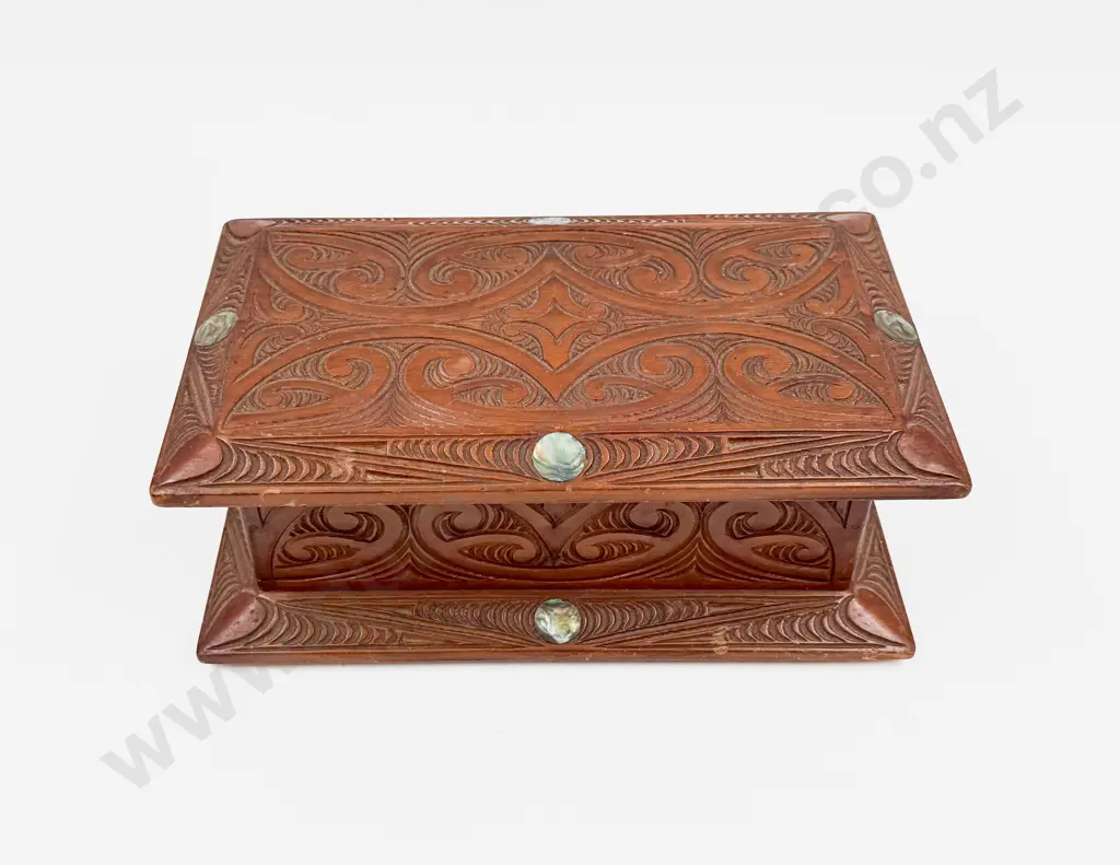 Modern Carved NZ Box Image 1++