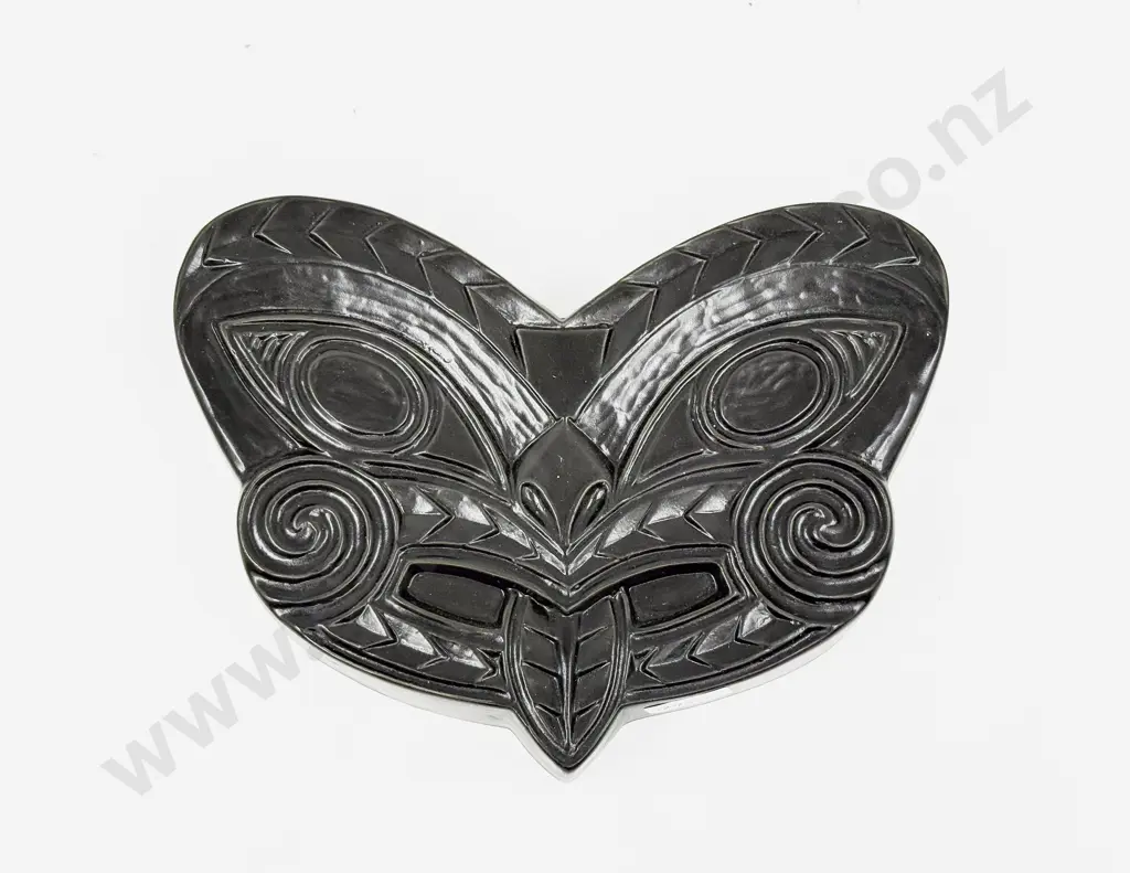 Ceramic Tiki Wall Hanging Image 1++