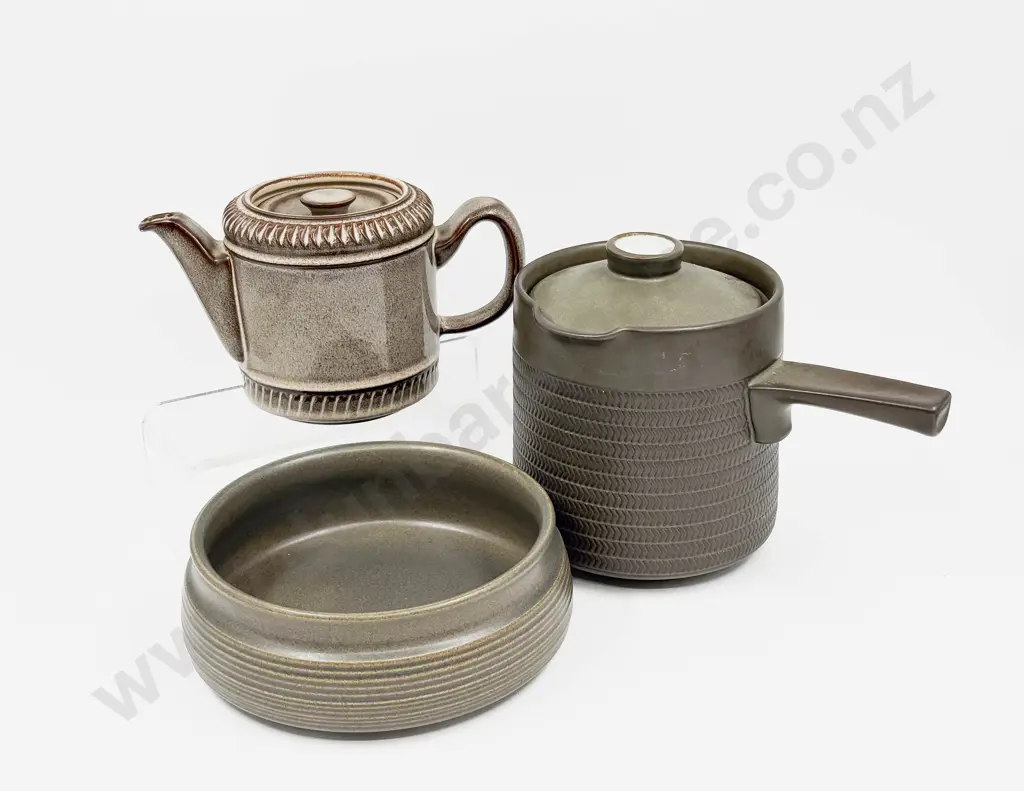 Three Pieces of Denby Stoneware Image 1++