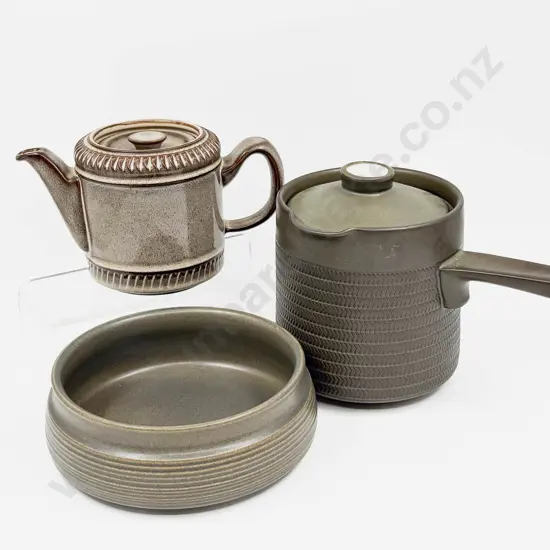 Three Pieces of Denby Stoneware