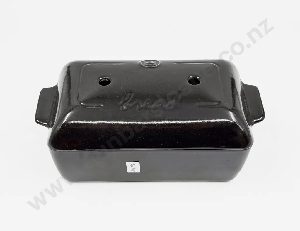 French Emile Henry Stoneware Lidded Oven Dish Image 1++