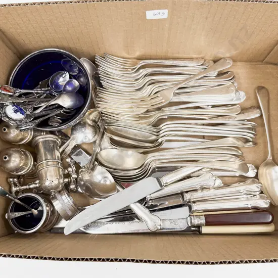 Qty of Assorted S/P Cutlery etc