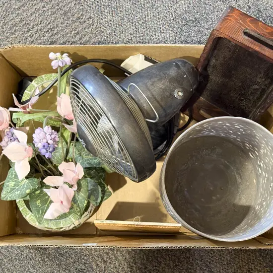 Box Qty of Assorted decorative Home Wares