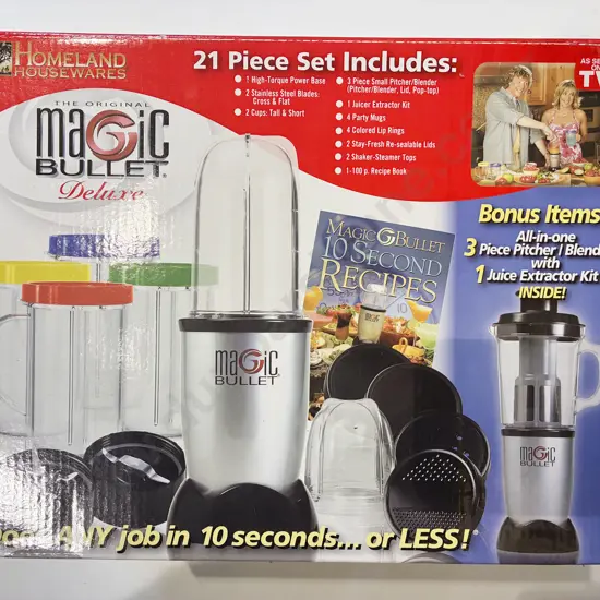 Boxed Magic Bullet Deluxe