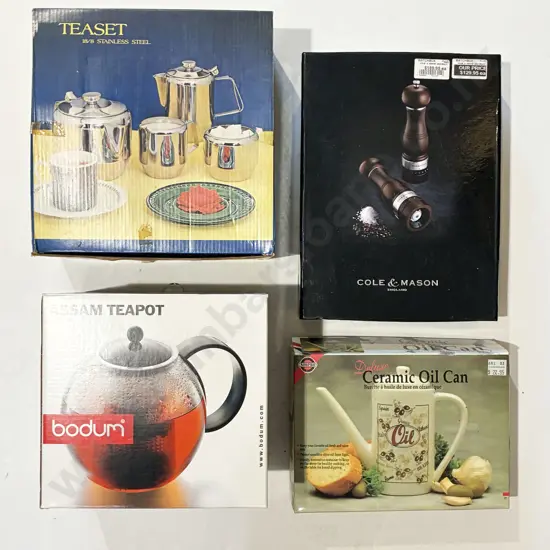Qty of Assorted Boxed Kitchen Ware