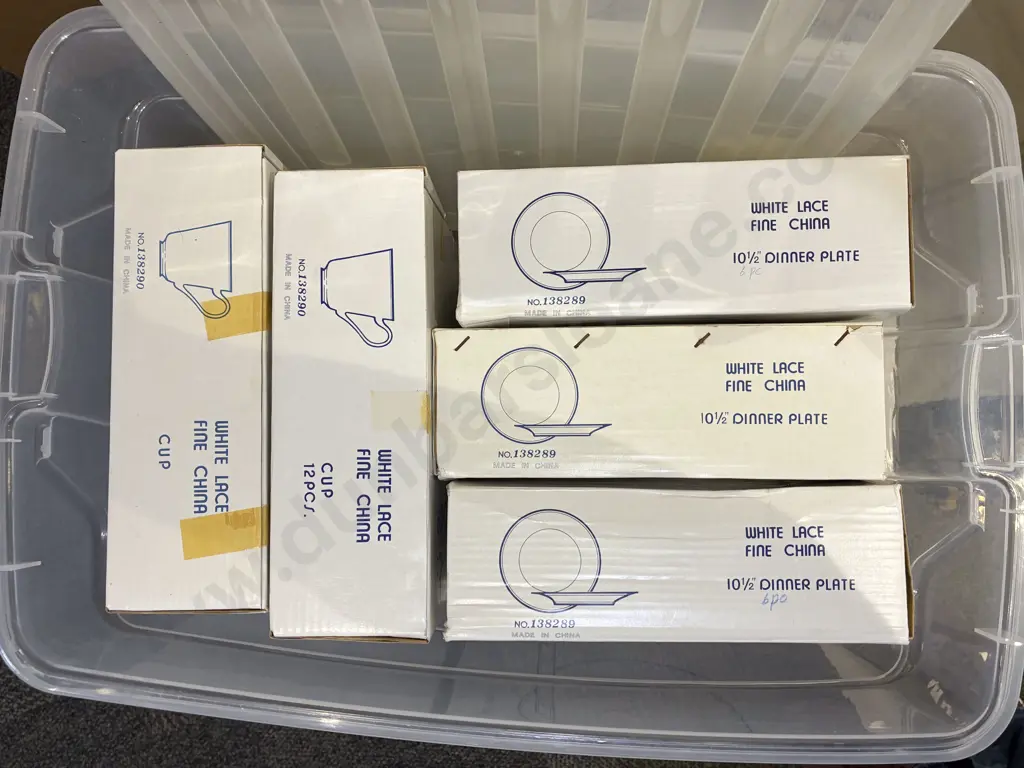 Qty of Assorted Boxed Dinner China Image 1++