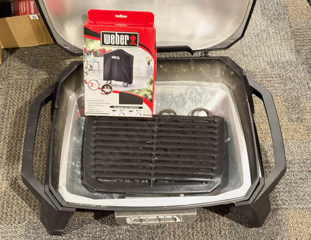 Webber Tabletop Barbeque and Assorted Barbeque Accessories Image 1++
