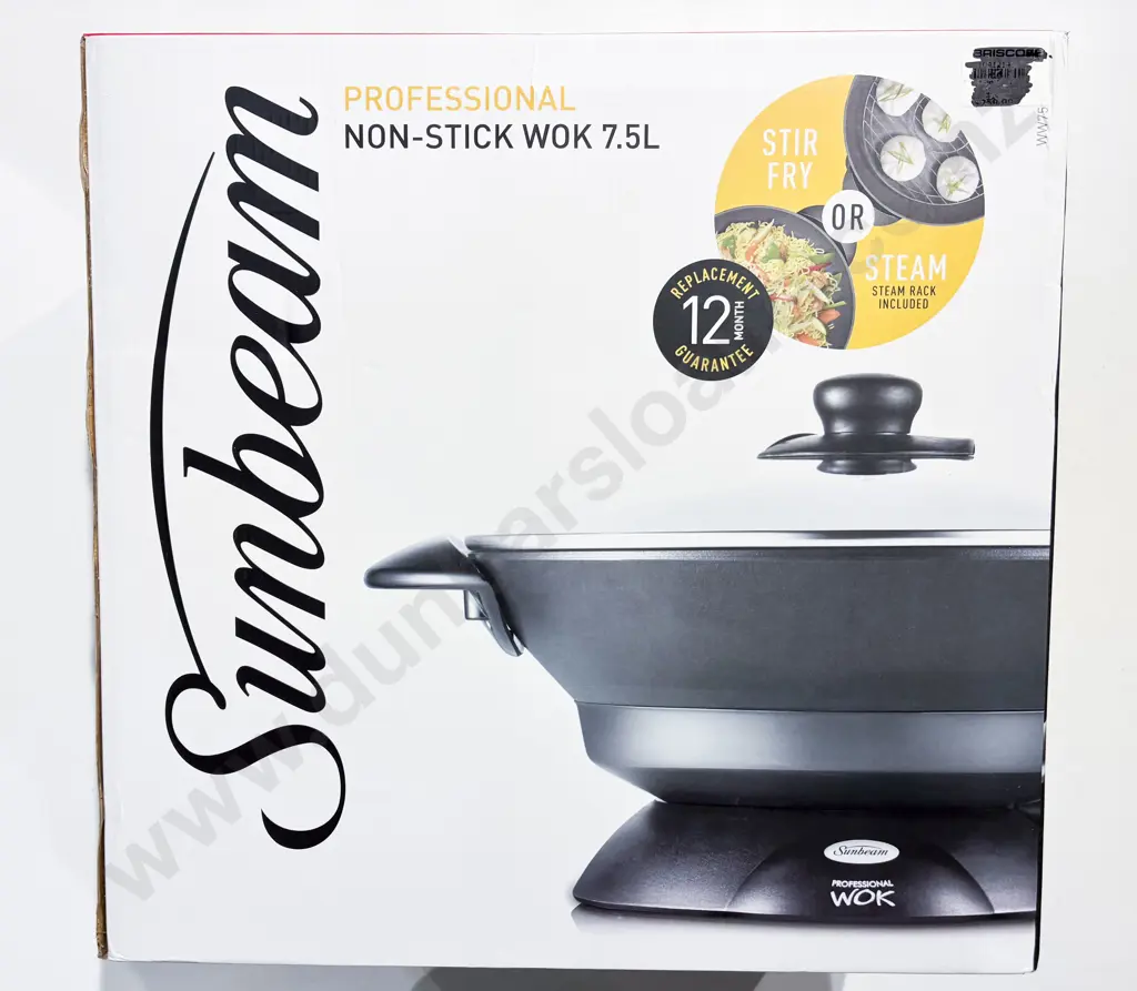 Boxed Sunbeam Electric Wok Image 1++