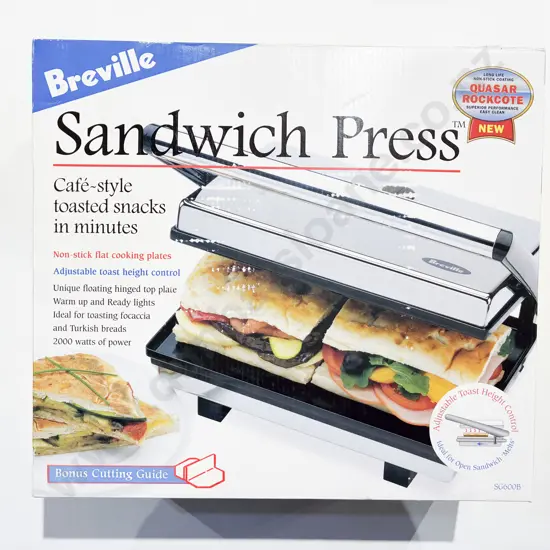 Boxed Brevile Sandwich Press