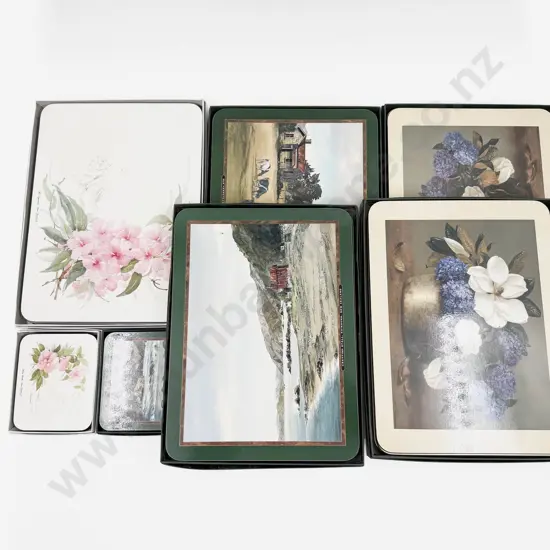 Qty of Boxed Jason Place Mats and Coasters
